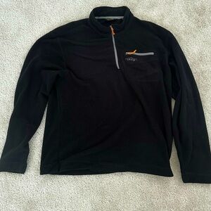 Orvis Trout Bum Microgrid Quarter-Zip Sweater